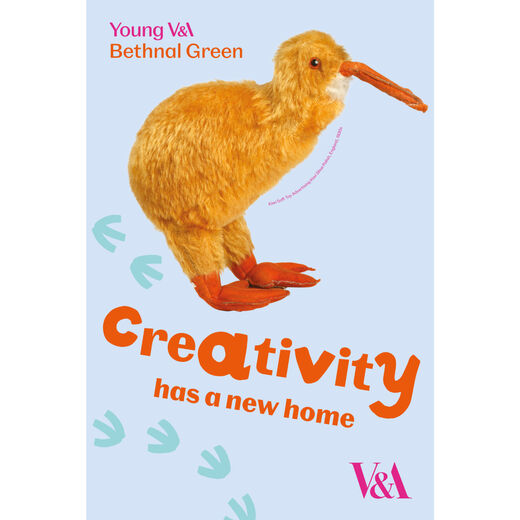 Young V&A kiwi poster
